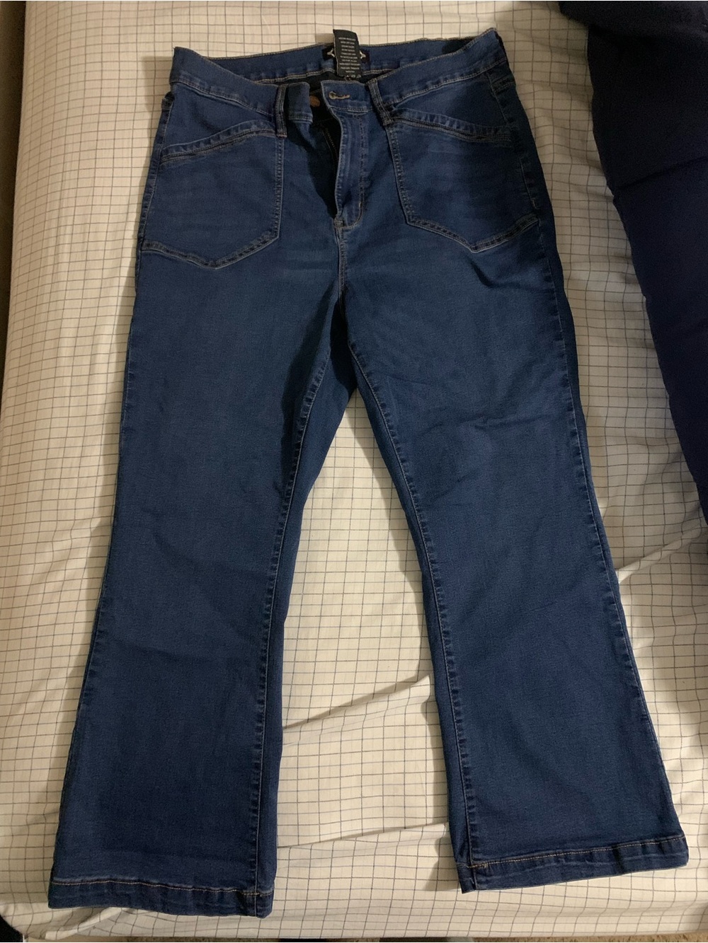 Nanette Lepore Navy Bootcut Stretch Jeans